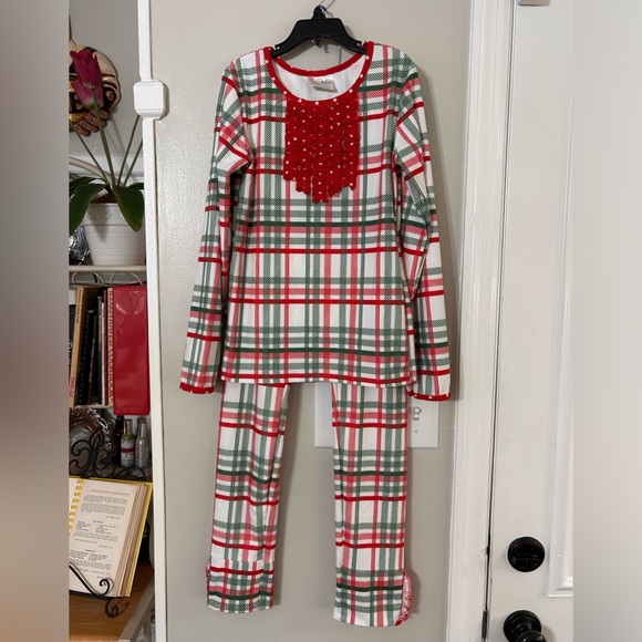 Christmas pajamas SUGAR BEE CLOTHING
Ruffle Buttflap Plaid size 12 - Picture 4 of 8